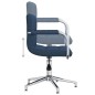 vidaXL Esszimmerstuhl Drehbar Blau Stoff vidaXL Esszimmerstuhl Drehbar Blau Stoff
