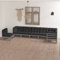 7-tlg. Garten-Lounge-Set mit Kissen Kiefer Massivholz 7-tlg. Garten-Lounge-Set mit Kissen Kiefer Massivholz