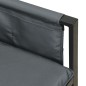 vidaXL 2-tlg. Garten-Essgruppe Anthrazit Stahl vidaXL 2-tlg. Garten-Essgruppe Anthrazit Stahl