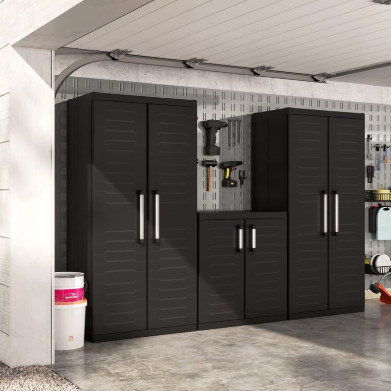 Keter Lagerschrank Detroit Hoch XL Schwarz Keter Lagerschrank Detroit Hoch XL Schwarz