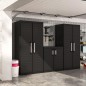 Keter Lagerschrank Detroit Hoch XL Schwarz Keter Lagerschrank Detroit Hoch XL Schwarz