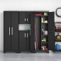 Keter Lagerschrank Detroit Hoch Schwarz Keter Lagerschrank Detroit Hoch Schwarz