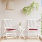 vidaXL Gartenstuhl-Kissen 2 Stk. Weinrot 40x40x3 cm Oxford-Gewebe vidaXL Gartenstuhl-Kissen 2 Stk. Weinrot 40x40x3 cm Oxford-Gewebe
