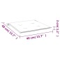 vidaXL Gartenstuhl-Kissen 2 Stk. Weinrot 40x40x3 cm Oxford-Gewebe vidaXL Gartenstuhl-Kissen 2 Stk. Weinrot 40x40x3 cm Oxford-Gewebe