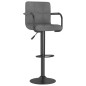 vidaXL Barhocker 2 Stk. Hellgrau Stoff vidaXL Barhocker 2 Stk. Hellgrau Stoff