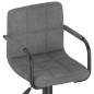 vidaXL Barhocker 2 Stk. Hellgrau Stoff vidaXL Barhocker 2 Stk. Hellgrau Stoff