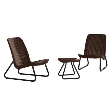 Keter Gartengarnitur 3-tlg. Rio Cappuccino 218157 