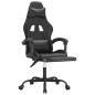 vidaXL Gaming-Stuhl mit Fußstütze Schwarz Kunstleder vidaXL Gaming-Stuhl mit Fußstütze Schwarz Kunstleder