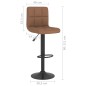 vidaXL Barhocker 2 Stk. Braun Stoff vidaXL Barhocker 2 Stk. Braun Stoff