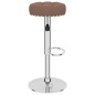 vidaXL Barhocker 2 Stk. Braun Stoff vidaXL Barhocker 2 Stk. Braun Stoff