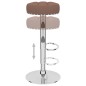 vidaXL Barhocker 2 Stk. Braun Stoff vidaXL Barhocker 2 Stk. Braun Stoff
