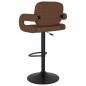 vidaXL Barhocker 2 Stk. Braun Stoff vidaXL Barhocker 2 Stk. Braun Stoff