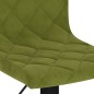 vidaXL Barhocker 2 Stk. Hellgrün Samt vidaXL Barhocker 2 Stk. Hellgrün Samt