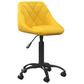 vidaXL Esszimmerstuhl Senfgelb Samt