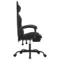 vidaXL Gaming-Stuhl mit Fußstütze Drehbar Schwarz Kunstleder vidaXL Gaming-Stuhl mit Fußstütze Drehbar Schwarz Kunstleder
