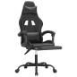 vidaXL Gaming-Stuhl mit Fußstütze Drehbar Schwarz Kunstleder vidaXL Gaming-Stuhl mit Fußstütze Drehbar Schwarz Kunstleder