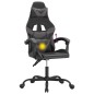 vidaXL Gaming-Stuhl Drehbar Schwarz und Grau Kunstleder vidaXL Gaming-Stuhl Drehbar Schwarz und Grau Kunstleder