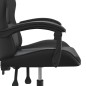 vidaXL Gaming-Stuhl Drehbar Schwarz Kunstleder vidaXL Gaming-Stuhl Drehbar Schwarz Kunstleder
