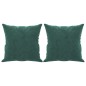 vidaXL 3-Sitzer-Sofa mit Zierkissen Dunkelgrün 180 cm Samt vidaXL 3-Sitzer-Sofa mit Zierkissen Dunkelgrün 180 cm Samt
