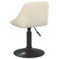 vidaXL Esszimmerstühle 4 Stk. Drehbar Creme Samt vidaXL Esszimmerstühle 4 Stk. Drehbar Creme Samt