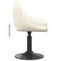 vidaXL Esszimmerstühle 4 Stk. Drehbar Creme Samt vidaXL Esszimmerstühle 4 Stk. Drehbar Creme Samt