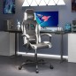 vidaXL Gaming-Stuhl Drehbar Schwarz und Weiß Kunstleder vidaXL Gaming-Stuhl Drehbar Schwarz und Weiß Kunstleder