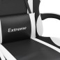 vidaXL Gaming-Stuhl Drehbar Schwarz und Weiß Kunstleder vidaXL Gaming-Stuhl Drehbar Schwarz und Weiß Kunstleder