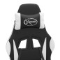 vidaXL Gaming-Stuhl Drehbar Schwarz und Weiß Kunstleder vidaXL Gaming-Stuhl Drehbar Schwarz und Weiß Kunstleder