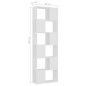 vidaXL Bücherregal Raumteiler Weiß 60x24x186 cm vidaXL Bücherregal Raumteiler Weiß 60x24x186 cm