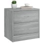 vidaXL Nachttisch Grau Sonoma 40x30x40 cm Holzwerkstoff vidaXL Nachttisch Grau Sonoma 40x30x40 cm Holzwerkstoff