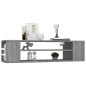 vidaXL TV-Wandschrank Grau Sonoma 100x30x26,5 cm Holzwerkstoff vidaXL TV-Wandschrank Grau Sonoma 100x30x26,5 cm Holzwerkstoff