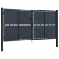 vidaXL Gartentor Stahl 300 x 175 cm Anthrazit vidaXL Gartentor Stahl 300 x 175 cm Anthrazit