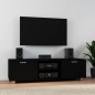vidaXL TV-Schrank Schwarz 140x40,5x35 cm Holzwerkstoff vidaXL TV-Schrank Schwarz 140x40,5x35 cm Holzwerkstoff