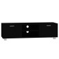 vidaXL TV-Schrank Schwarz 140x40,5x35 cm Holzwerkstoff vidaXL TV-Schrank Schwarz 140x40,5x35 cm Holzwerkstoff