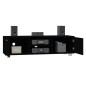 vidaXL TV-Schrank Schwarz 140x40,5x35 cm Holzwerkstoff vidaXL TV-Schrank Schwarz 140x40,5x35 cm Holzwerkstoff