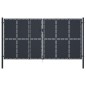 vidaXL Gartentor Stahl 400 x 175 cm Anthrazit vidaXL Gartentor Stahl 400 x 175 cm Anthrazit