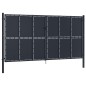 vidaXL Gartentor Stahl 400 x 175 cm Anthrazit vidaXL Gartentor Stahl 400 x 175 cm Anthrazit