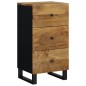 vidaXL Sideboard mit 3 Schubladen 40x33,5x75 cm Massivholz Mango vidaXL Sideboard mit 3 Schubladen 40x33,5x75 cm Massivholz Mango