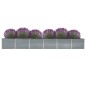 vidaXL Garten-Hochbeet Verzinkter Stahl 600x80x77 cm Grau vidaXL Garten-Hochbeet Verzinkter Stahl 600x80x77 cm Grau