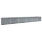 vidaXL Garten-Hochbeet Verzinkter Stahl 600x80x77 cm Grau vidaXL Garten-Hochbeet Verzinkter Stahl 600x80x77 cm Grau