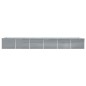 vidaXL Garten-Hochbeet Verzinkter Stahl 600x80x77 cm Grau vidaXL Garten-Hochbeet Verzinkter Stahl 600x80x77 cm Grau