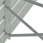 vidaXL Garten-Hochbeet Verzinkter Stahl 600x80x77 cm Grau vidaXL Garten-Hochbeet Verzinkter Stahl 600x80x77 cm Grau