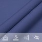 vidaXL Sonnensegel Oxford-Gewebe Dreieckig 4x4x4 m Blau vidaXL Sonnensegel Oxford-Gewebe Dreieckig 4x4x4 m Blau