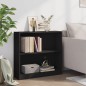 vidaXL Bücherregal Schwarz 80x24x75 cm Holzwerkstoff vidaXL Bücherregal Schwarz 80x24x75 cm Holzwerkstoff