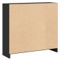 vidaXL Bücherregal Schwarz 80x24x75 cm Holzwerkstoff vidaXL Bücherregal Schwarz 80x24x75 cm Holzwerkstoff