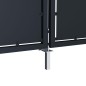 vidaXL Gartentor Stahl 350 x 150 cm Anthrazit vidaXL Gartentor Stahl 350 x 150 cm Anthrazit