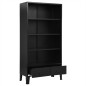 vidaXL Bücherregal Industrie-Stil Schwarz 90x40x180 cm Stahl vidaXL Bücherregal Industrie-Stil Schwarz 90x40x180 cm Stahl