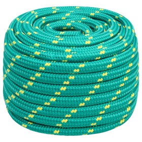 vidaXL Bootsseil Grün 20 mm 50 m Polypropylen