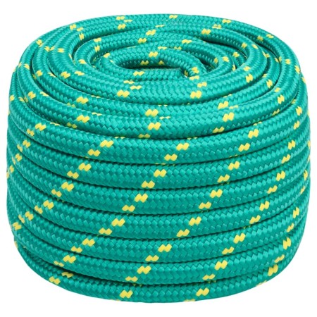 vidaXL Bootsseil Grün 20 mm 50 m Polypropylen