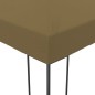vidaXL Gartenpavillon 6x3x2,7 m Taupe 180 g/m² vidaXL Gartenpavillon 6x3x2,7 m Taupe 180 g/m²